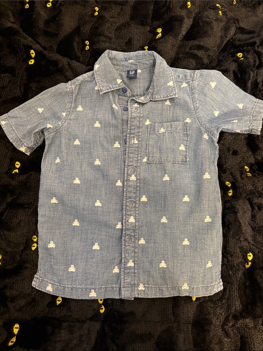 Gap kids bear denim shirt